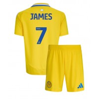 Leeds United Daniel James #7 Replica Away Minikit 2024-25 Short Sleeve (+ pants)